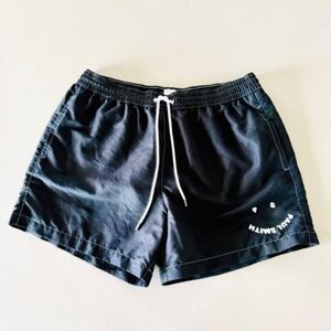 Paul Smith Happy Face Logo Swim Shorts – Black – Size Large